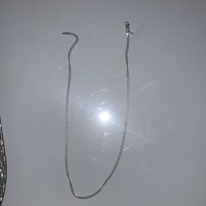Elegant sterling Silver Chain Necklace